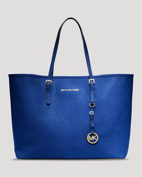 michael kors jet set item blue tote bag|Michael Kors jet set airplane.